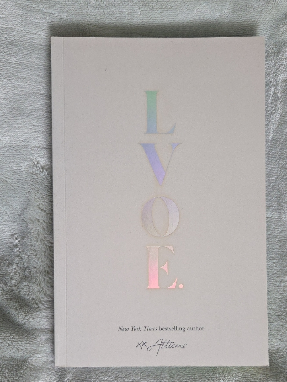 LOVE Hardcover Journal with Holographic Lettering